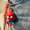 Spider -Man 3D PVC keychain (spinning a web)