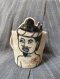 Hilltribe man earthenware mug