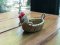 Water hyacinth wicker work - Mini basket chicken 2"