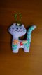 Purple Cat Keychian
