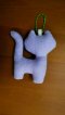 Purple Cat Keychian
