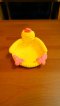 Crochet coaster, yellow duck