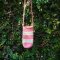 Pink crochet Water Bottle Holder