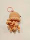 Jellyfish keychain orange