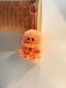 Jellyfish keychain orange