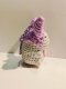 Capybara Keychain with Purple Hat