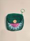 Crochet Lotus Bag, Blue-Pink