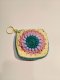 Crochet Lotus Bag, Peach-Purple