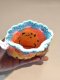Crochet Smiley Bag, Blue-Orange