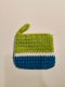 Crochet Watermelon Bag, Green-Blue