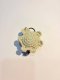 Brown Crochet Turtle Keychain