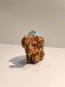 Brown Elephant Fabric Keychain