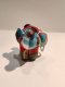 Mixed Color Elephant Keychain