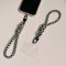 Black & White Zigzag Phone Strap