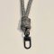 Black & White Fine Striped Phone Strap
