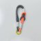 Black & White Phone Strap with Orange Loop