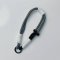 Black & White Phone Strap with Black Loop