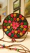 Coconut shell bag - Big Size, Muti Colors (Circle shape with circle pattern)