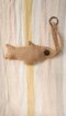 Fabric Keychain - Brown Fish