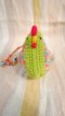 Knit Keychain - Green Chicken