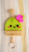 Knit Keychain - Light Green Cactus