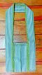 Green and grey shoulder bag