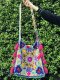 กระเป๋า Shoulder Bag ปักลายดอกไม้ (เหลือง)