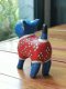 Wooden Animal (Red-Blue Dog)