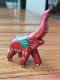 Wooden Animal (Red Elephant)