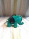 Elephant Keychain (Green-Brown)