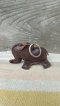 Elephant Keychain (Dark Brown)