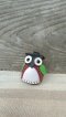 Small Owl Keychain (Purple-Green)