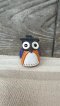 Small Owl Keychain (Orange-Blue)