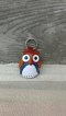 Small Owl Keychain (Blue-Brown)