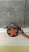 Handmade Leather Cylinder Shaped Coin Bag (Brown)