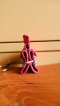 Elephant leather keychain - Pink & Purple