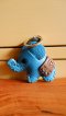 Elephant keychain - Dark Blue & Brown