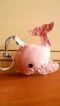 Whale keychain - Pink