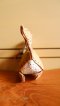 Whale keychain - Light Brown