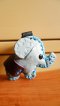 Elephant keychain - Light Blue & Brown