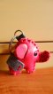 Elephant keychain - Red & Grey