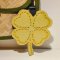 Yellow Clover Keychain