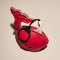 Red Whale Keychain