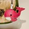 Red Whale Keychain