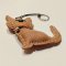 Brown kitten keychain