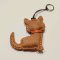 Brown kitten keychain
