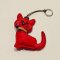 Red kitten keychain