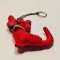 Red kitten keychain