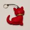 Red kitten keychain