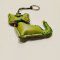 Green kitten keychain